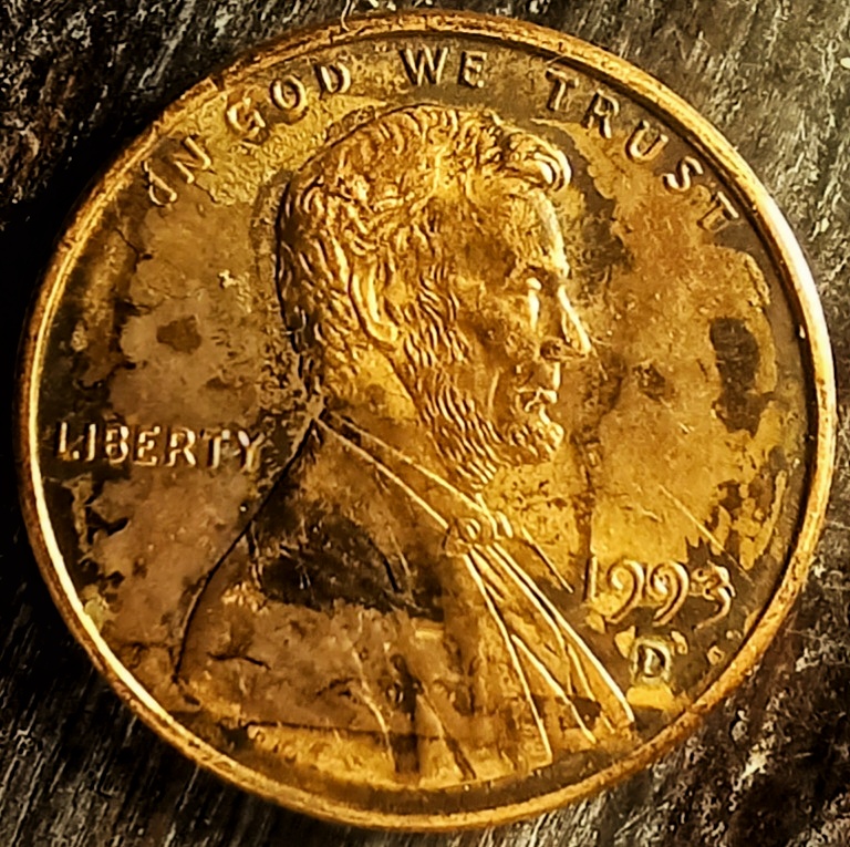 1993-D-Lincoln-Memorial-Cent-Possible-Die-Clash-Or-PMD